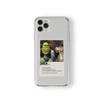 iPhone 11 Pro Max ile Uyumlu Shrek Poster Tasarım Baskılı Şeffaf Kılıf