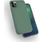 İphone 11 Pro Max Kılıf Kadife İç Yüzey Wireless Destekli Silk Silikon