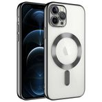 iPhone 11 Pro Max Kılıf Kamera Korumalı Kablosuz Wireless Şarj Özellikli Demre Kapak Siyah