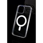iPhone 11 Pro Max Kılıf Şeffaf Magsafe Magnetik Kılıf – Kablosuz Şarj Uyumluluğu, Darbe Emici