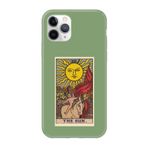 iPhone 11 Pro Max The Sun Tarot Yeşil Telefon Kılıfı