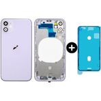 İphone 11 Uyumlu Boş Kasa Mor + Sıvı Ve Toz Bandı