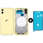 İphone 11 Uyumlu Boş Kasa Sarı + Sıvı Ve Toz Bandı