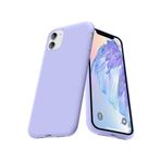 Iphone 11 Uyumlu Lila Silikon Kılıf Leke Tutmaz Içi Süet Silinebilir Kapak