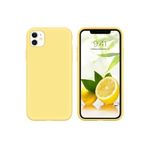 Iphone 11 Uyumlu Sarı Silikon Kılıf Leke Tutmaz Içi Süet Silinebilir Kapak