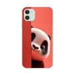iPhone 11 Uyumlu Şeffaf Kılıf 4 Peluş Panda Tasarımlı