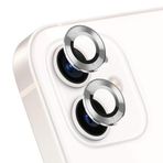 iPhone 11/12 / 12 Mini Raze Metal Kamera Lens Koruyucu Gümüş