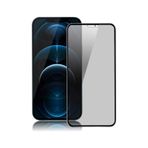 İphone 12 / 12 Pro Uyumlu Privacy Ön Koruma Hayalet Seramik Nano Ekran Koruyucu (Siyah)