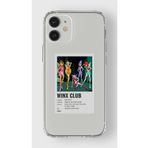 Iphone 12 ile Uyumlu Winx Club Minimalist Poster Tasarım Baskılı Şeffaf Kılıf