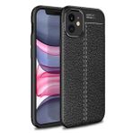 iPhone 12 Kılıf Deri Desenli Kamera Korumalı Silikon