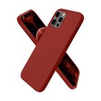 İphone 12 Kılıf First Silikon - Bordo
