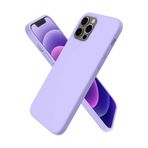 İphone 12 Kılıf First Silikon - Lila
