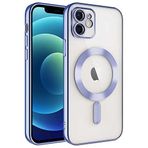 iPhone 12 Kılıf Kamera Korumalı Kablosuz Wireless Şarj Özellikli Demre Kapak Lila
