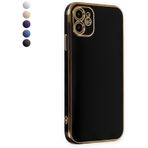 İphone 12 Kılıf Luxury Seri Kamera Korumalı Silikon Kapak