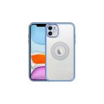 İphone 12 Kılıf Parlak Lazer İşlemeli Taşlı Logo Gösteren Kamera Korumalı Kapak Esta