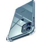 Iphone 12 Mini 5.4 Anti-Drop Silikon Kılıf Shockproof Şeffaf KILIF-(5775)