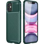 İphone 12 Mini Kılıf Auto Focus Karbon Kapak - Yeşil