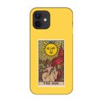 iPhone 12 Mini The Sun Tarot Sarı Telefon Kılıfı