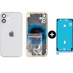 İphone 12 Mini Uyumlu Boş Kasa Beyaz + Sıvı Ve Toz Bandı