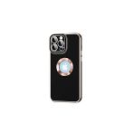 Iphone 12 Pro Max Kılıf Kamera Korumalı Parlak Altın Işlemeli Logo Gösteren Kapak (Kongo)