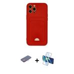 iPhone 12 Pro Max Kılıf Vadi Çizgi Prime - Siyah 3D Antistatik Seramik Nano Ekran Koruyucu + Pe