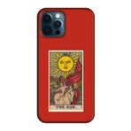 iPhone 12 Pro Max The Sun Tarot Kırmızı Telefon Kılıfı