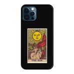 iPhone 12 Pro Max The Sun Tarot Siyah Telefon Kılıfı