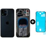 İphone 12 Pro Max Uyumlu Boş Kasa Siyah + Sıvı Ve Toz Bandı