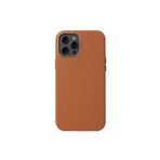 İphone 12 Pro Uyumlu Zore Leathersafe Wireless Kılıf-Kahverengi
