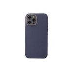 İphone 12 Pro Uyumlu Zore Leathersafe Wireless Kılıf-Lacivert