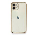 İphone 12 Razer Lensli Silikon Gold Kılıf