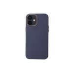 iPhone 12 Uyumlu Zore Leathersafe Wireless Kılıf-Lacivert