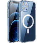 iPhone 12/12 Pro Kılıf Şeffaf Magsafe Magnetik Kılıf – Kablosuz Şarj Uyumluluğu, Darbe Emici - iPhone 12 / 12 Pro