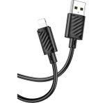 iPhone 13 - 13 Pro - 13 Pro Max Şarj Kablosu Lightning 2.4A NF-HC-X88L - Siyah