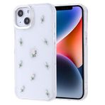 iPhone 13 İle Uyumlu Kılıf Airbag Tasarımlı Simli Şeffaf Kutup Kapak 36378 Lale