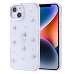 iPhone 13 İle Uyumlu Kılıf Airbag Tasarımlı Simli Şeffaf Kutup Kapak 36378 Yıldız