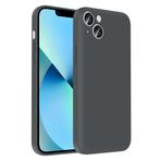 iPhone 13 İle Uyumlu Kılıf Kamera Korumalı Kartlık Hazneli Vitra Kapak 37017 Gri