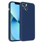 iPhone 13 İle Uyumlu Kılıf Kamera Korumalı Kartlık Hazneli Vitra Kapak 37017 Lacivert