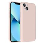 iPhone 13 İle Uyumlu Kılıf Kamera Korumalı Kartlık Hazneli Vitra Kapak 37017 Pembe