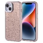iPhone 13 İle Uyumlu Kılıf Taşlı Tasarımlı Kapi Kapak 36871 Gold