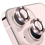 iPhone 13 / iPhone 13 Mini Raze Metal Kamera Lens Koruyucu Pembe