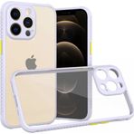 İphone 13 Kılıf Miami Şeffaf Silikon - Lila
