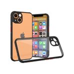 İphone 13 Kılıf Miami Şeffaf Silikon - Siyah