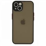 iPhone 13 Kılıf Montreal Silikon Kapak - Siyah