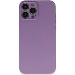 İphone 13 Kılıf Nano İçi Kadife Silikon - Koyu Lila