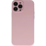 İphone 13 Kılıf Nano İçi Kadife Silikon - Pembe
