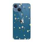 Iphone 13 Mini Çiçekli Şeffaf Telefon Kılıfı