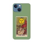 iPhone 13 mini The Sun Tarot Yeşil Telefon Kılıfı