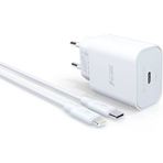 İphone 13 Mini Uyumlu 20W Pd Lightning Şarj Adaptörü & Usb-C To Lightning Sarj Kablosu
