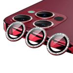 Iphone 13 Pro Cl-06 Elmas Taş Tasarımlı Kamera Lens Koruyucu